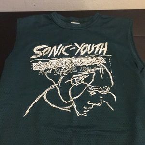 Vintage Sonic Youth Jersey tank top